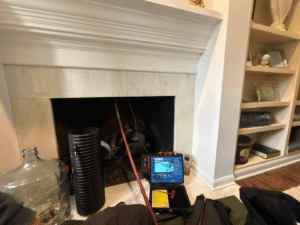 Gas fireplace insert installation process in Lake Forest