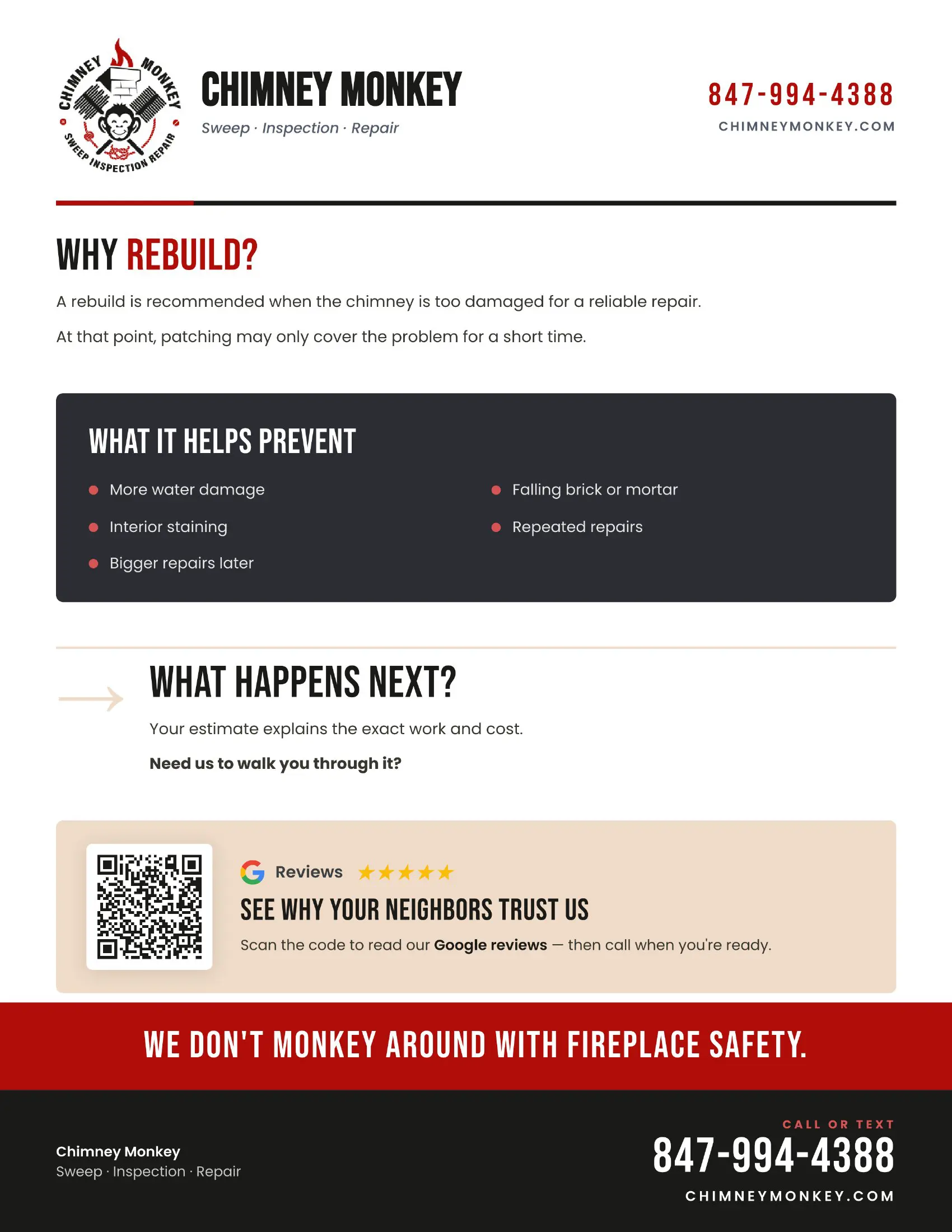 Chimney Rebuild Guide from Chimney Monkey, page 2