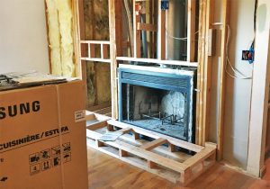gas fireplace installation