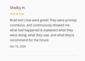 Excellent Service Review!