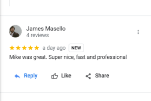 Heartfelt thank you to James for his fantastic feedback!
