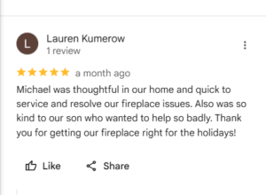 friendly fireplace repair