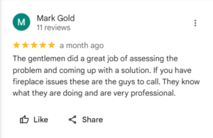 professional fireplace repair