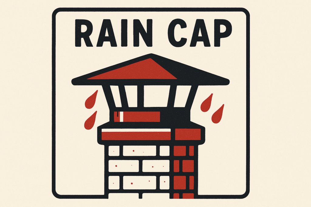 rain cap installation by chimney monkey