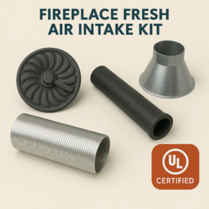 Fireplace Fresh Air Intake Kit