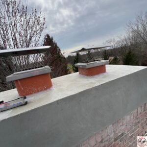 chimney crown rebuild Long Grove