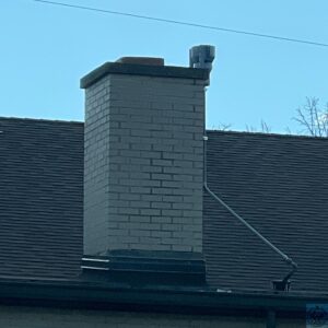 Rain cap installation Fairway Drive Wilmette