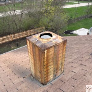 water heater flue inspection on Oxford Drive