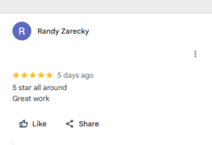 rain cap installation in Long Grove