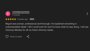 Chimney Sweep In Glenview Thank You Betsy